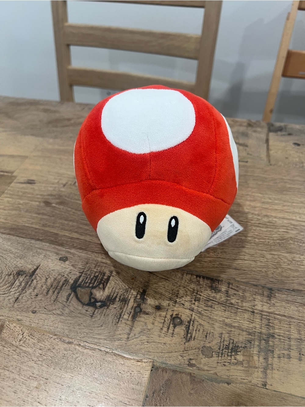 Red Mushroom Plush Toy - Makes Sound!